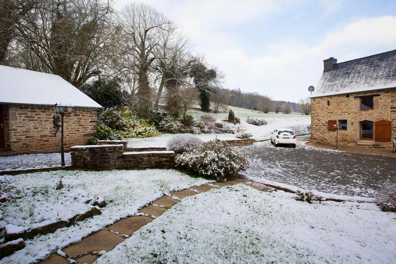 Stone Cottage With Modern Cosy Interior Near To Josselin Perfect Retreat For Writers Or Star Gazers Guégon Exteriör bild